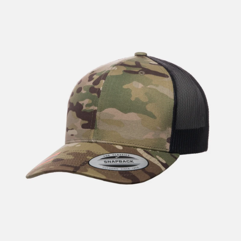 Camo Snapback Trucker Hat